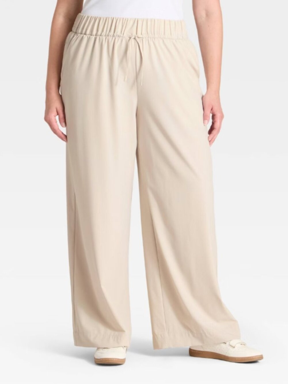 All in Motion Active Light High-Rise Wide Leg Pants Charcoal Gray Medium M - Picture 7 of 9